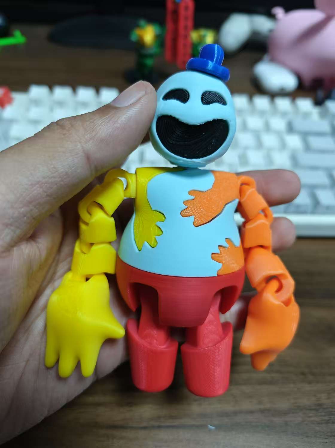 New Nightmare Critters Toy 3D Doeys The Doughman Dinosaur Figures Anime Cartoon Nightmare Game Toys Plastic Doll For Kids Gifts
