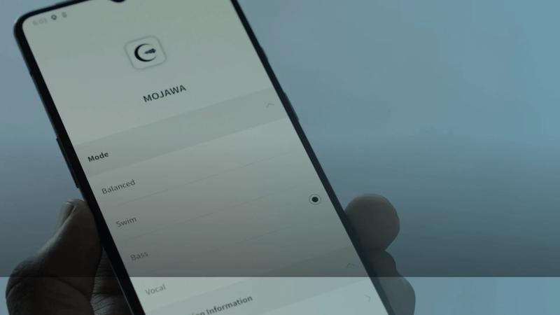 MOJAWA Run Plus IP68 Waterproof Sports Headphones with Bluetooth, Voice Assistant, and 32 GB of MP3 Storage Ideal for Outdoor Sports,