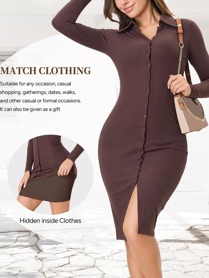 Body-Shaping Dress for Women, Double-Layer Control to Hide Flaws, Elegant Strapless Evening Gown for All Occasions