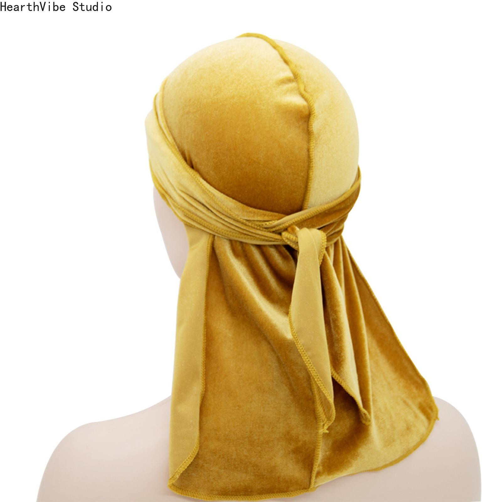 Premium Velvet Durag with Silk Satin Lining, Oversized 360 Wave Cap, 40-in Extra Long Tails, Adjustable Headwear, Hip Hop Wave Locking Unisex Streetwear Accessory for Men, Compression Headwear Premium Velvet Durag with Silk Satin Lining, Oversized 360 Wave Cap, 40-in Extra Long Tails, Adjustable Headwear, Hip Hop Wave Locking Unisex Streetwear Accessory for Men, Compression Headwear