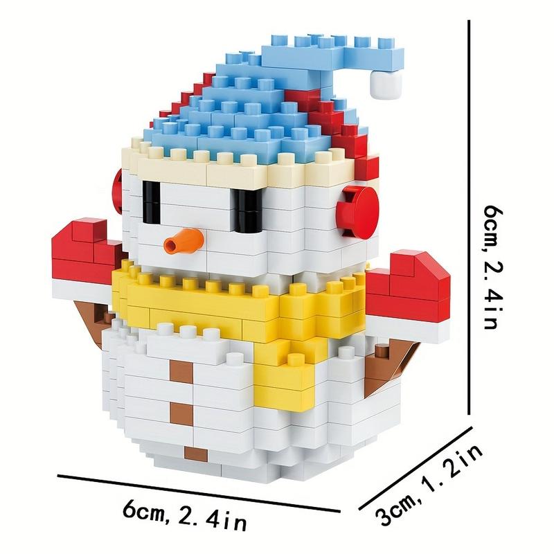 Santa Claus Design Building Blocks Toy, 1 Count Cute Micro-particle Building Bricks Ornament, Snowman & Reindeer Creative Desktop Decoration for Home Office #TOP PICKS Santa Claus Design Building Blocks Toy, 1 Count Cute Micro-particle Building Bricks Ornament, Snowman & Reindeer Creative Desktop Decoration for Home Office #TOP PICKS