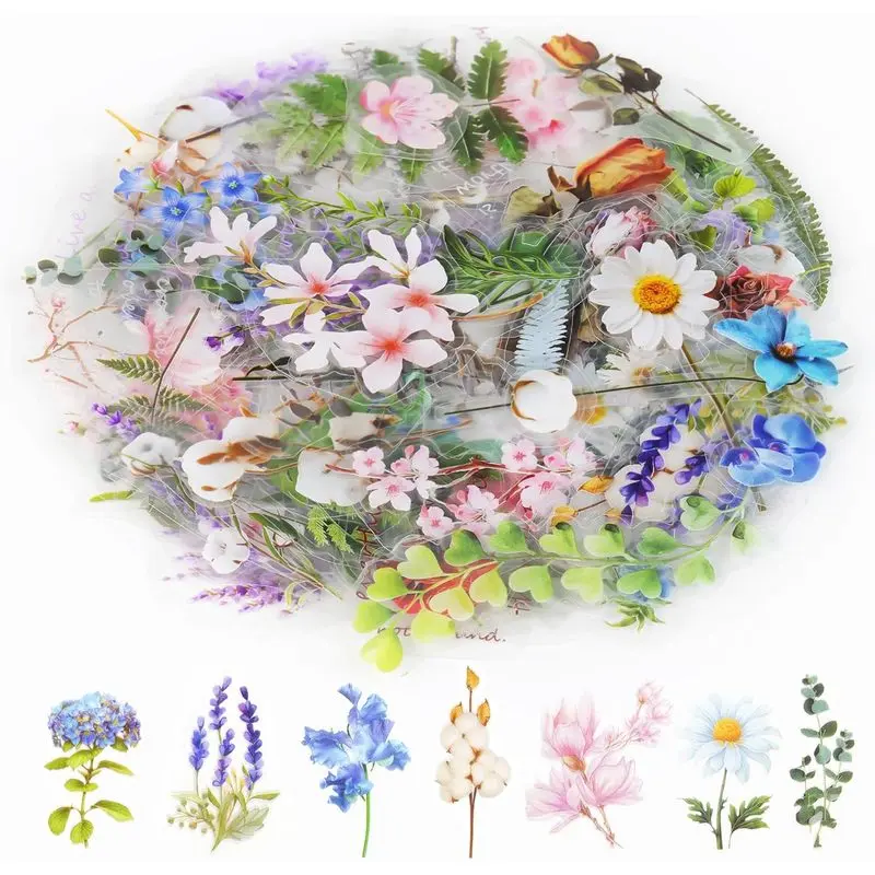 160Pcs Unisex Natural Self-Adhesive Transparent Sticker Set, Home & Festive Party Supplies, Ideal for Scrapbooking Journaling, Card Decor & DIY Craft Projects