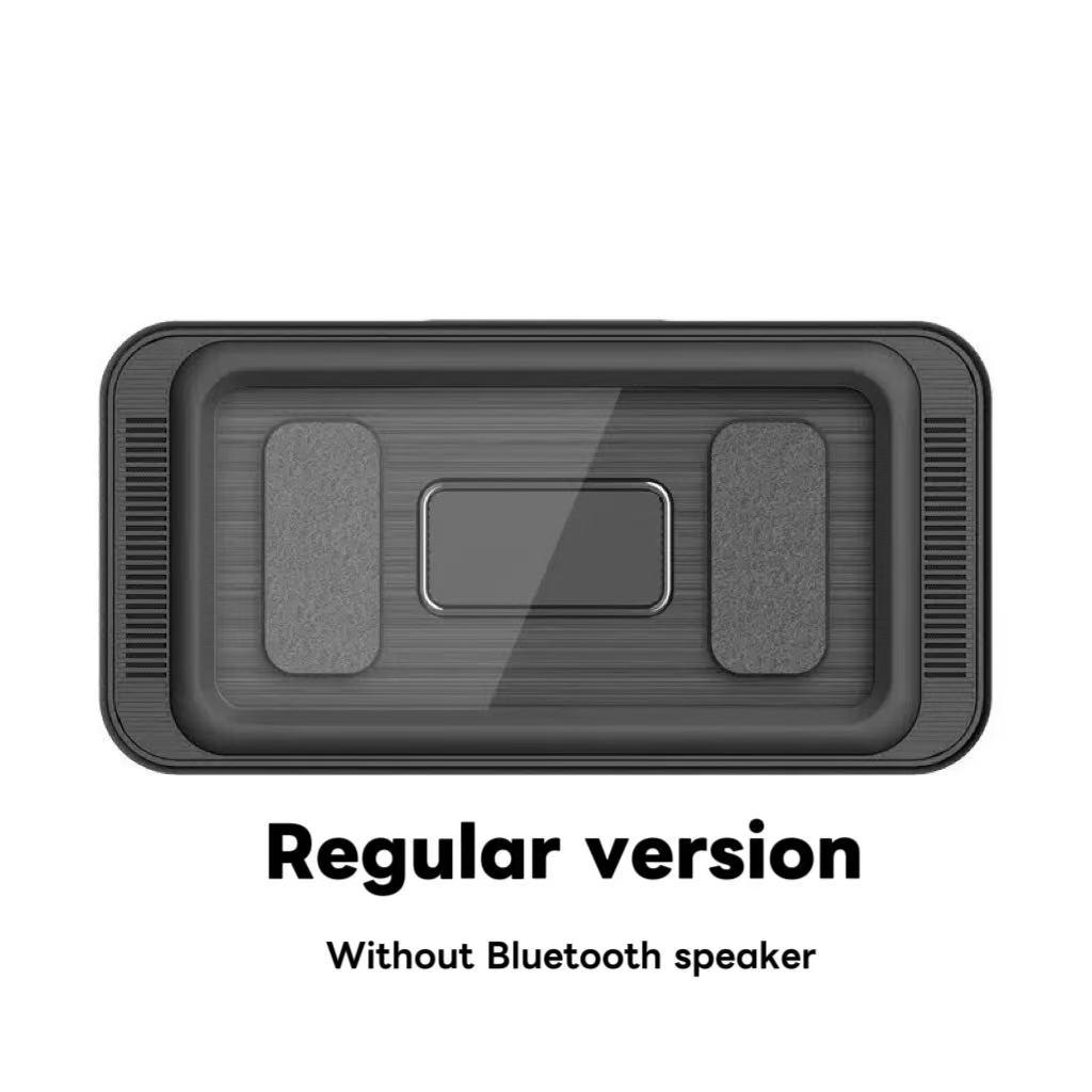 Waterproof box speaker, bathroom waterproof 360 ° rotating touch screen, Bluetooth speaker, watch movies, listen to music, phone holder Bluetooth speaker audio shower TV holder, swimming pool, kitchen, bathroom, sink