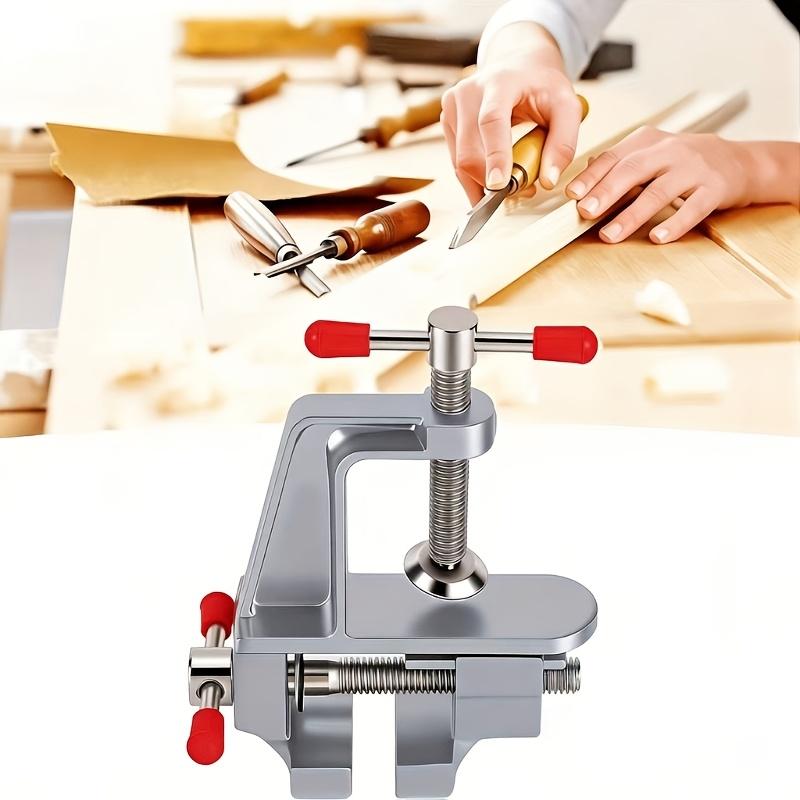 1 household universal mini fixed workbench, Home, multifunctional alloy pliers, mini adjustable desktop fixture, Desk Mount Clamp, suitable for jewelry, electronic products, manual tools, no need for electricity, holiday gifts