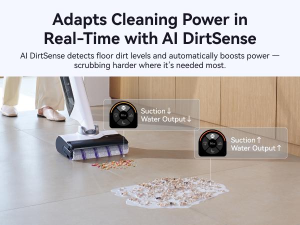 NARWAL S30 Wet Dry Vacuum Cleaner with 20000Pa Suction, 176°F Self-Cleaning, Heated Drying, Disposable Waste Bag, Tangle-Free, Cordless Vacuum Mop for Hard Floors & Edge Cleaning, Easy to Use