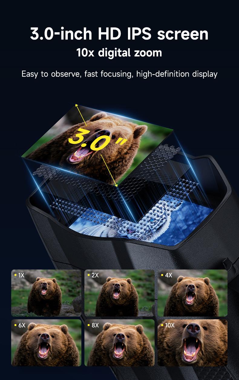 4K Night Vision Goggles with 32GB SD Card, Infrared Binoculars with Photo & Video Recording, 3"-4" HD Screen, 5000mAh Rechargeable Battery, Cool Tech Birthday Gift for Men/Dad/Husband, Hunters & Outdoor Adventures 4K Night Vision Goggles with 32GB SD Card, Infrared Binoculars with Photo & Video Recording, 3"-4" HD Screen, 5000mAh Rechargeable Battery, Cool Tech Birthday Gift for Men/Dad/Husband, Hunters & Outdoor Adventures