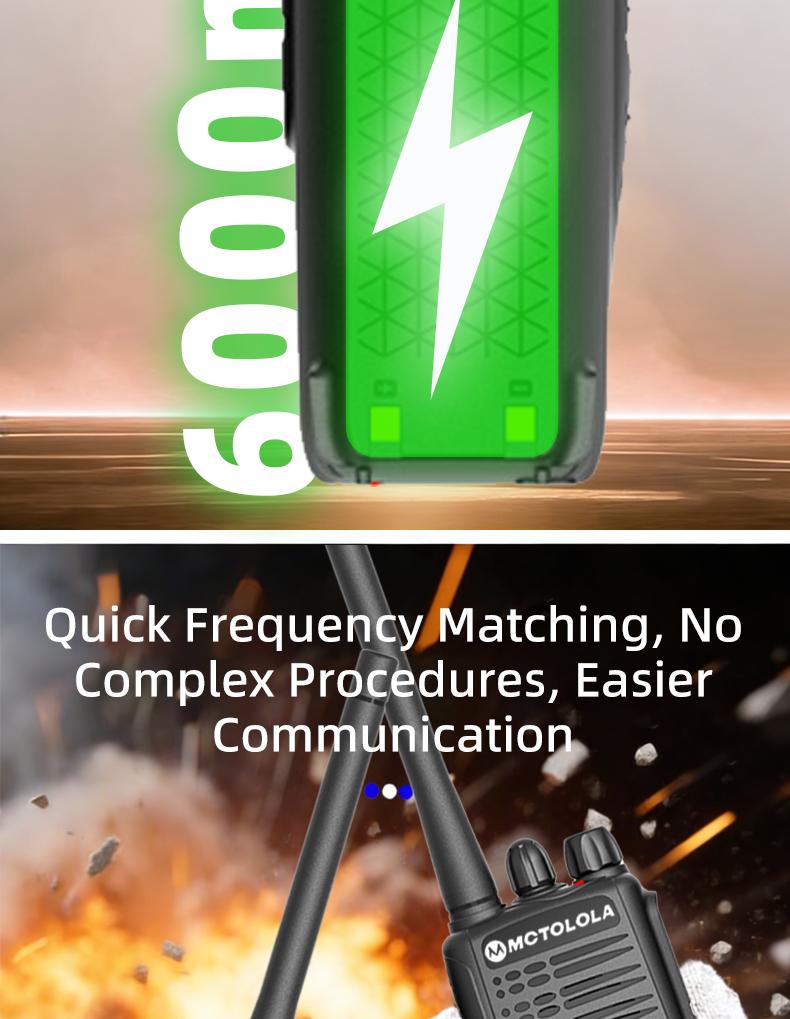 GP-328 dustproof and explosion-proof 10W high-power communication, 6000mAh large capacity battery with long battery life, suitable for industrial two-way radio walkie talkies in chemical plants, refineries, and natural gas plants