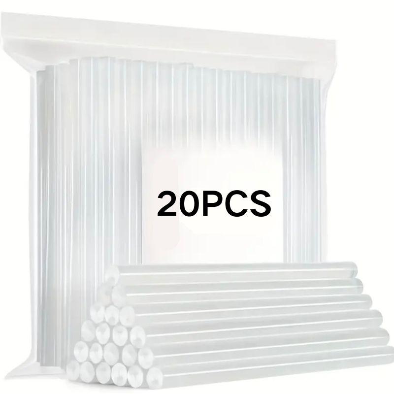 High Strength Safety Hot Melt Glue Sticks 0.28x6.3in, Strong Adhesive Strong Adhesion for Paper Wood Plastic Glass Ceramic, Perfect for DIY Crafts