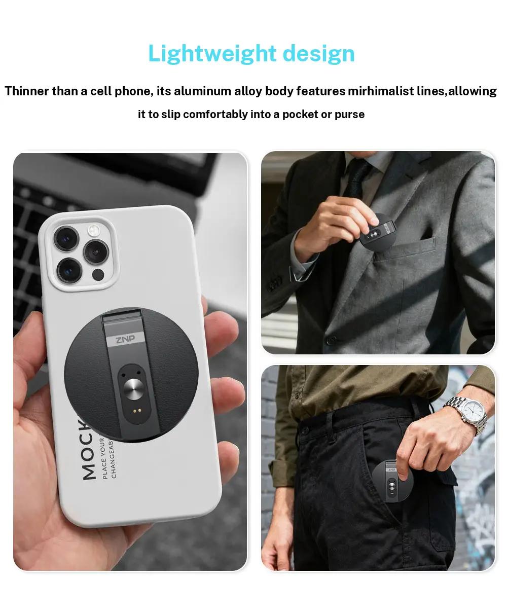 AI Translator Voice Recorder Note Recorder, Translation 146+ languages with Real time Translation, Magnetic Phone Holder, Supports Video and Voice Call Translation, Travel Socializing Lectures Meetings Interviews