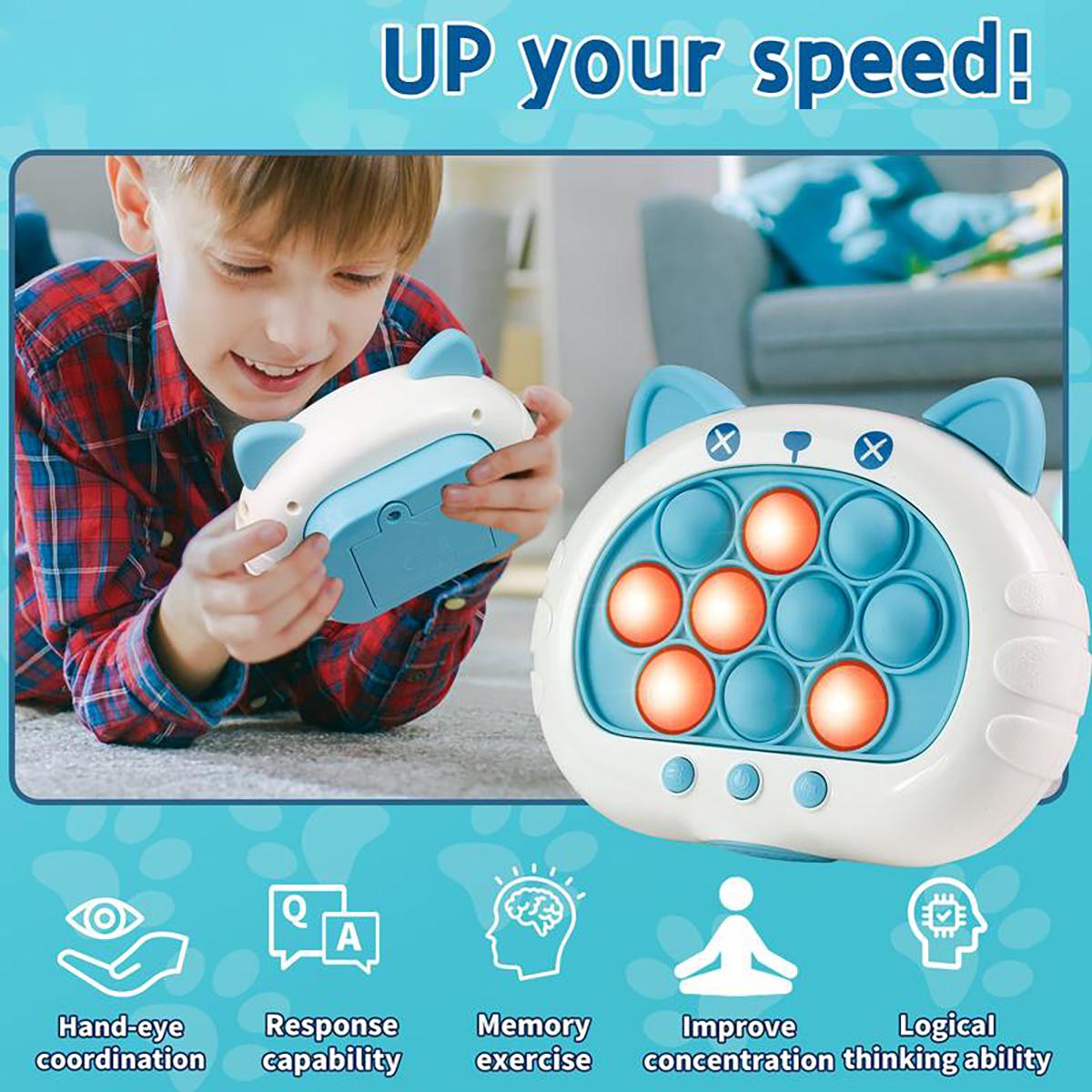 Fast Press Quick Push Game Toy for Kids 3rd Generation Cute Animals gift for kids pop  its pop  tube