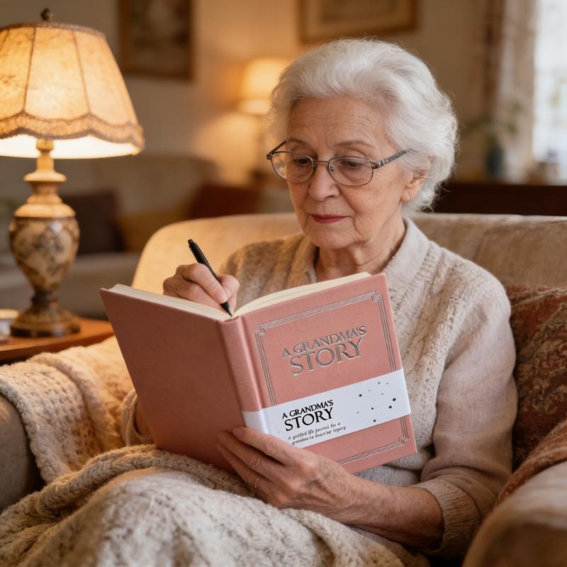 Grandmother's Life Story Diary Hardcover, Meaningful Memorial Gift, 250+ Guiding Questions, Perfect for Mother's Day, Grandparents' Day, Birthday