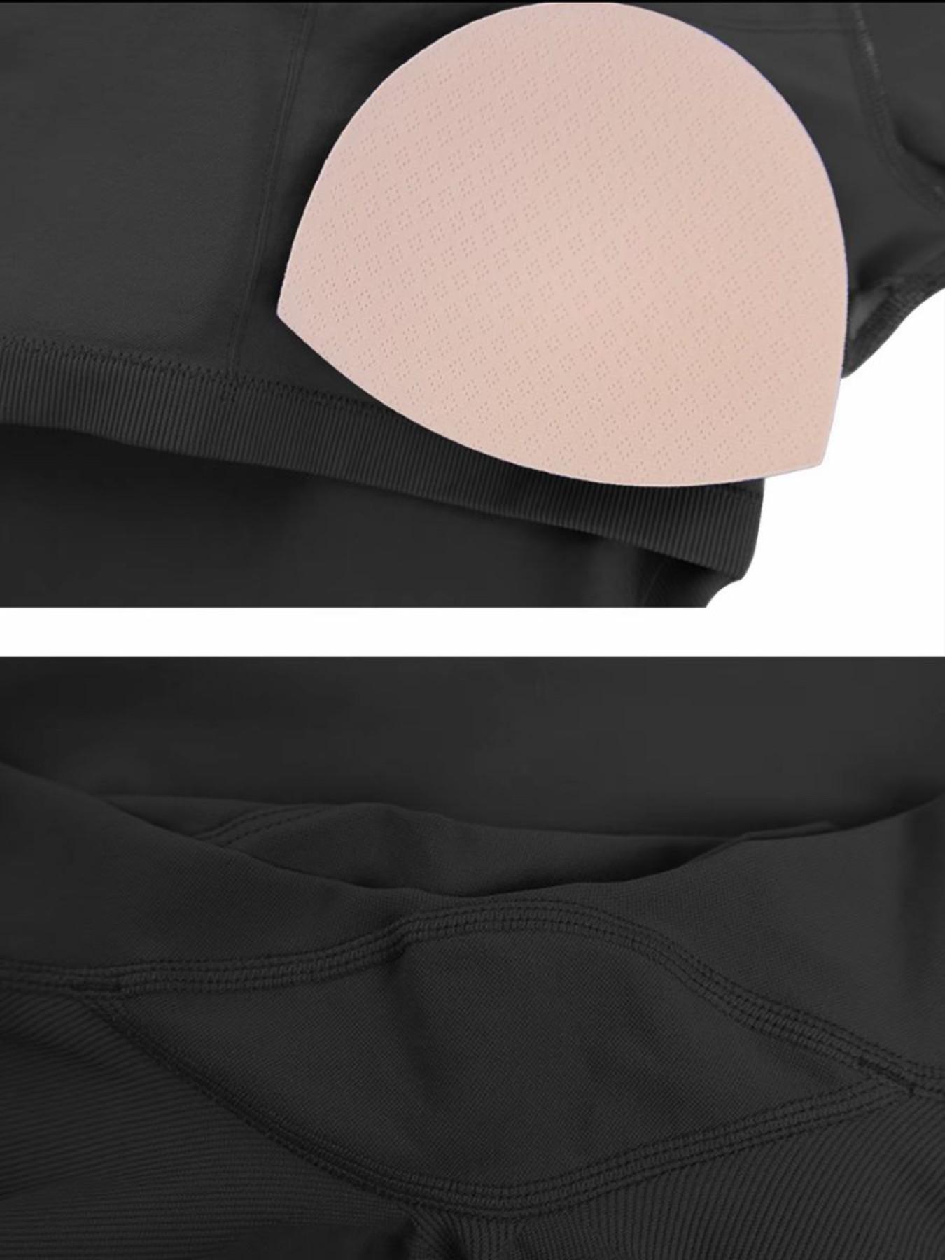 Women's All-Season Long Sleeve Backless Workout Jumpsuit, Tummy Control & Butt Lifting, Stretchy Slim Fit Gym Bodysuit for Pilates & Running, Backless Activewear