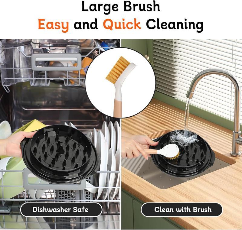 Large Chicken Breast Shredder Tool, Food Chicken Shredder, Visible Lid Meat Grinder, Anti-Slip Strip, Ergonomic Handle, BPA Free, Perfect Utensils for Pork,Beef,Chicken,Kitchen Gadgets