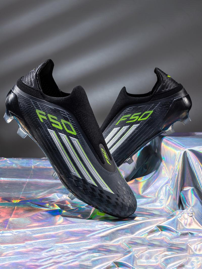 Men's Premium Seamless Soccer Cleats - Non-Slip, Durable Outdoor Lawn Football Boots with Super Grip & Ankle Support, High-end, Fashion, Soccer Shoes, Speed Cleats