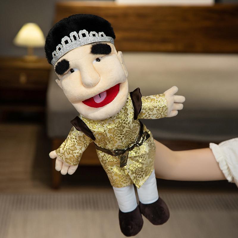 60cm Jeffy Series Hand Puppet Plush Toys Talk Show Party Props Cook Rock Singer Cosplay Stuffed Doll Halloween Xmas Gifts