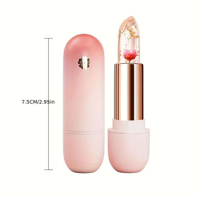 3 Pieces Transparent Petal Color Changing Lipstick Makeup Set Waterproof Long Lasting Moisturizing Lip Tint Temperature Changing Lip Glossy Cosmetic 3 Pieces Transparent Petal Color Changing Lipstick Makeup Set Waterproof Long Lasting Moisturizing Lip Tint Temperature Changing Lip Glossy Cosmetic