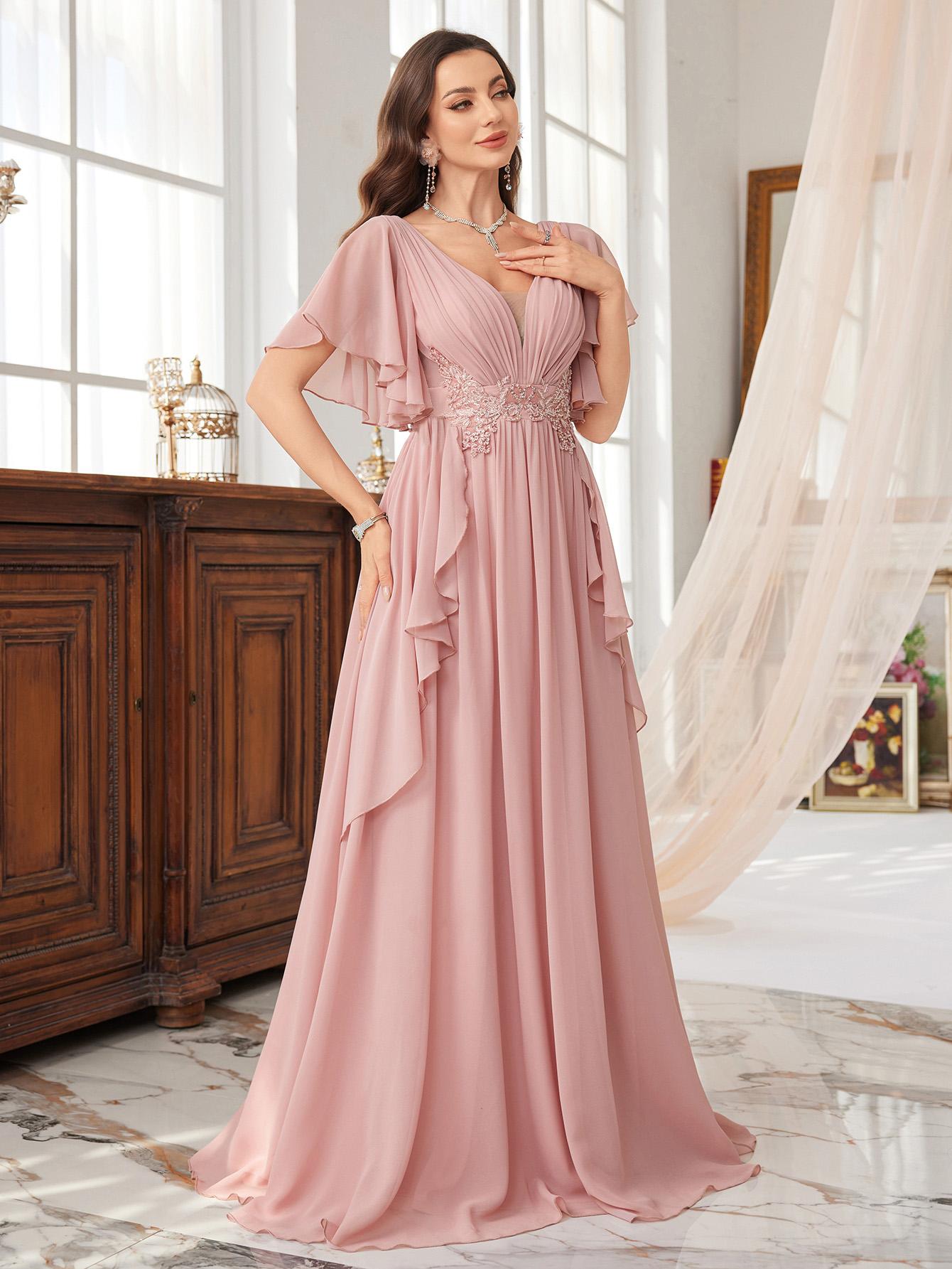 bridal chiffon dresses Long Sleeve Wedding Sweetheart Neck Country Dre – vigocouture cut skirt with pockets Burgundy Bridesmaid Dress Convertible Size(<a href=