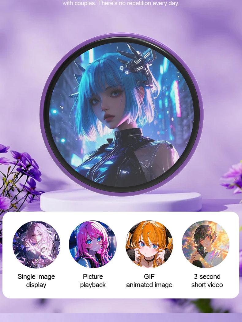 Electronic pendants, touchscreen Bluetooth electronic whistles, badge anime-themed accessories, celebrity DIY new smart whistles, anime-themed accessories, customizable video/photo display screens.