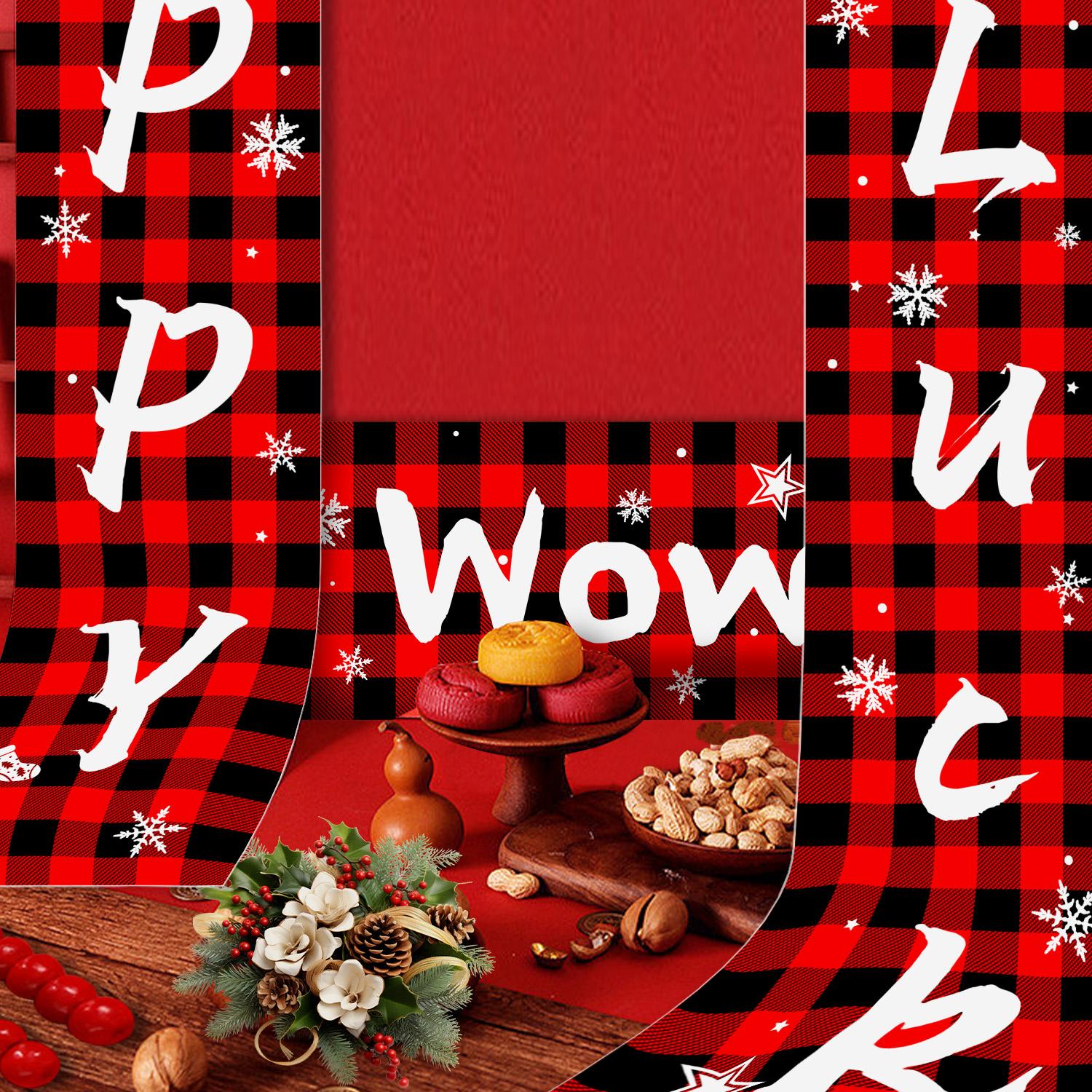 Classic Chinese New Year Couplet Set, Spring Festival Decorations, Self Adhesive Door & Wall Stickers, Universal Home Accessory