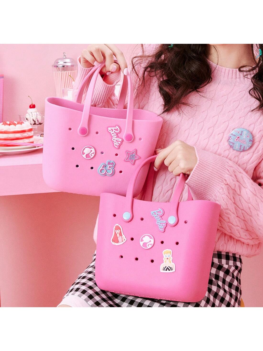 【Easter Gift Bag】Miniso Easter Shoulder Stylish Tote Bag Handlebag  Easter Basket For Easter Egg Hunt Kids Party Outdoor Picnic