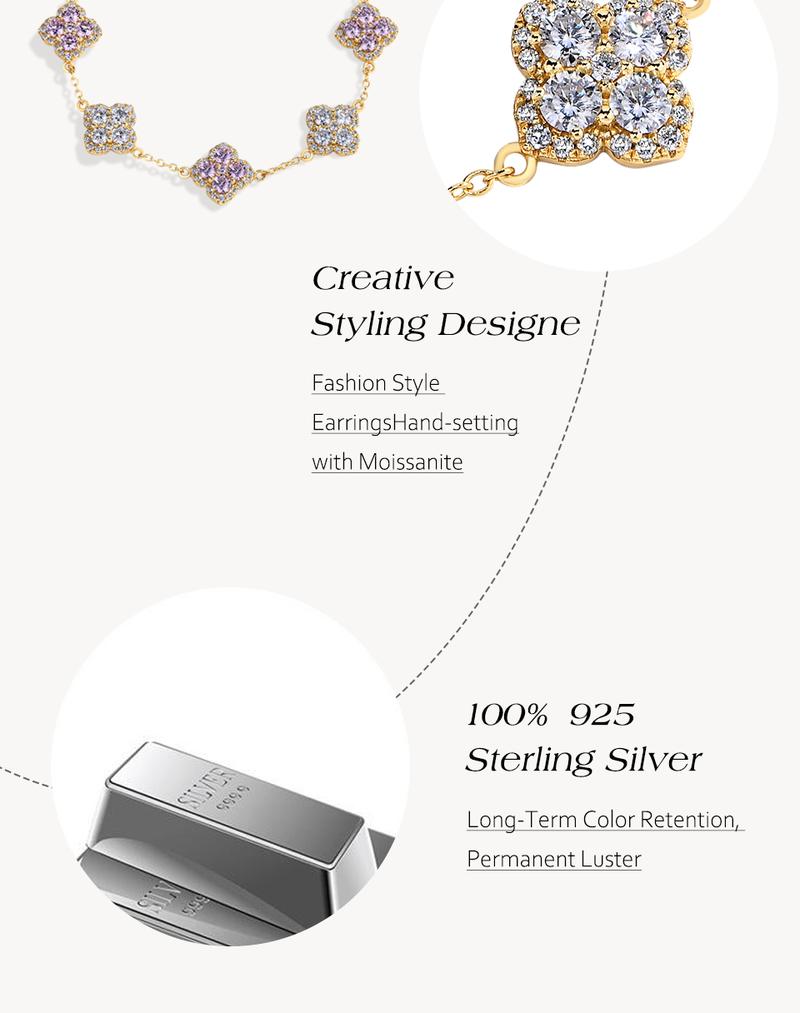 Synthetic Moissanite Bracelet Blue Zircon Pink Zircon Colorful Luxury Jewelry for Women Girls Engagement Birthday Springtok Outdoorfun Gift B021