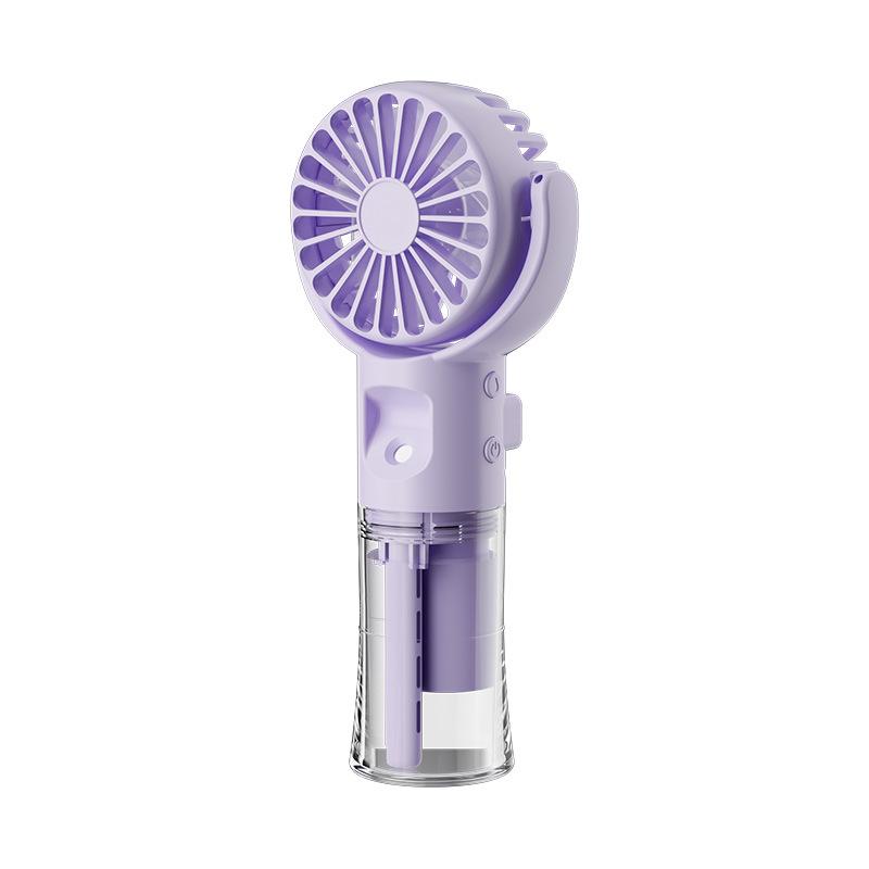 Handheld spray fan f3, spray hydration fan, foldable, neck-hanging with lanyard, fully eco-friendly spray fan