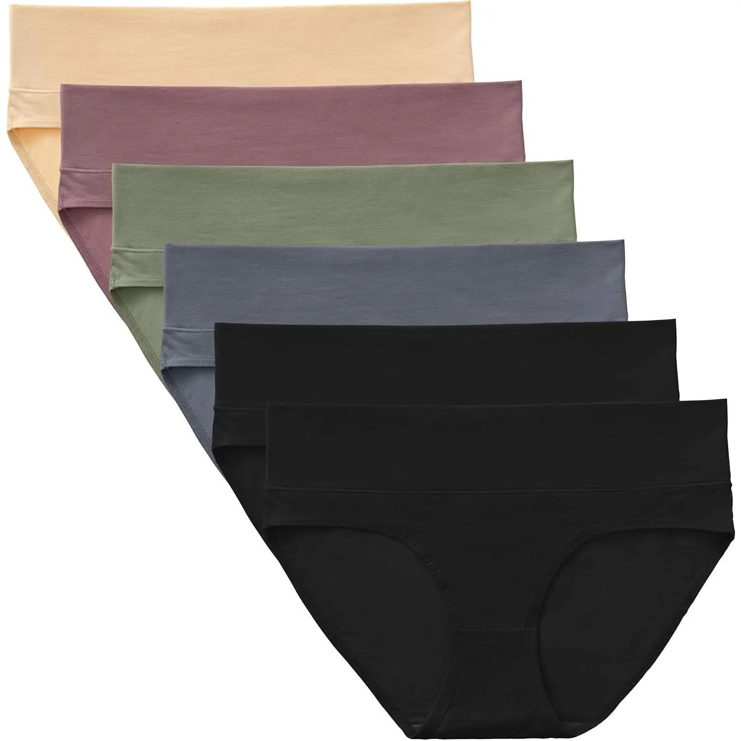 Cotton Maternity Underwear for Women Foldable Pregnancy Panties | Foldable High Waist or Under-Bump Wear, Soft Breathable Cotton Comfort, Full Coverage Back, From Pregnancy to Postpartum