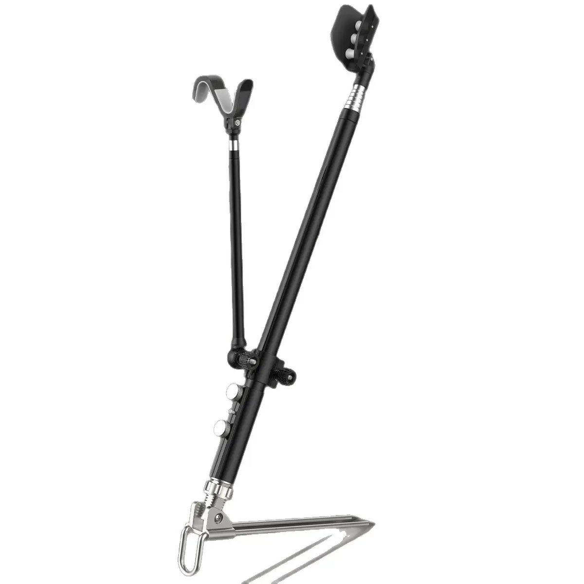 Thick Stainless Steel Rod Holder with Ground Insert