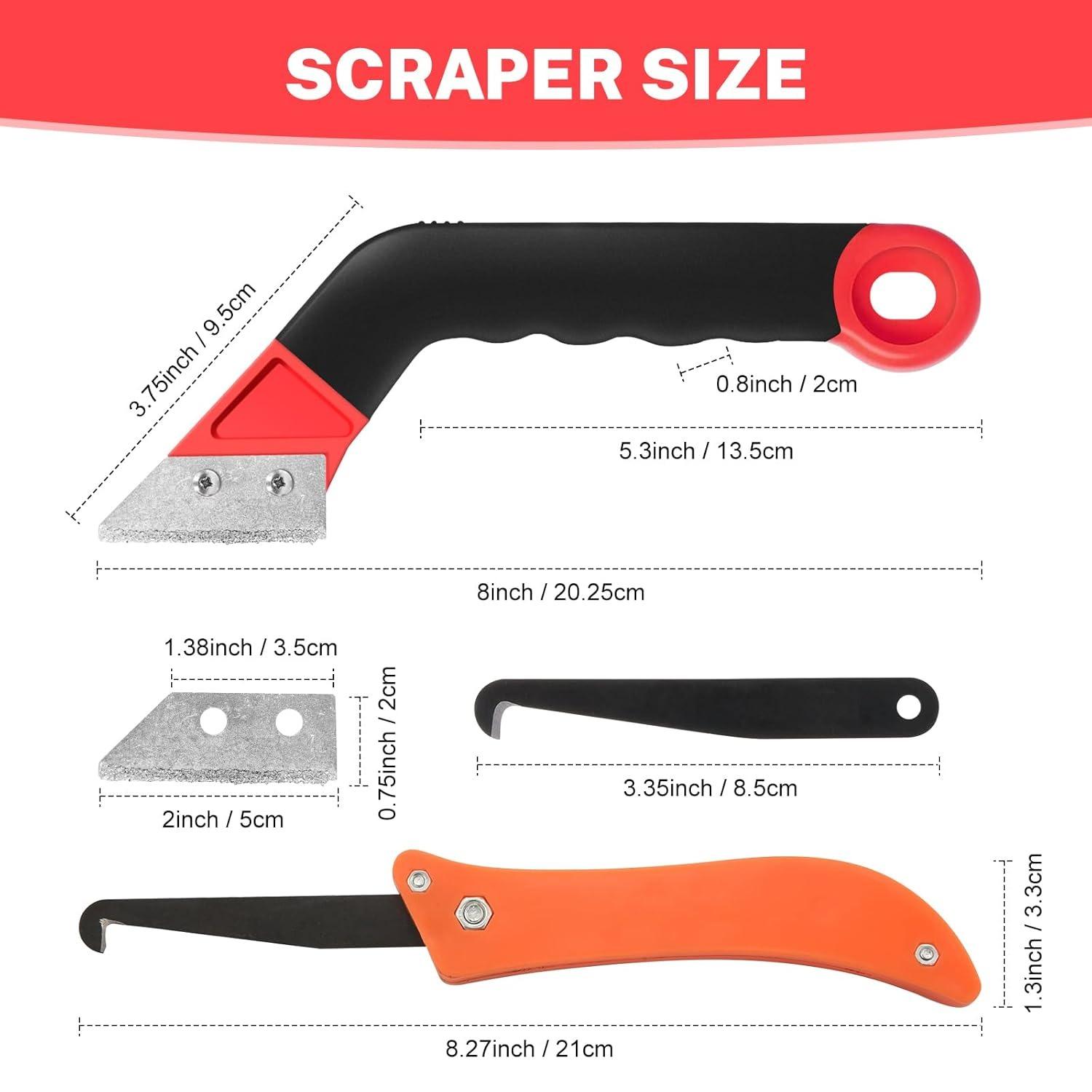 11 Pack Grout Removal Tool Kit/4 Pcs Grout Tool Applicator – Tile Tools for Smooth Finish, Caulking Tool Kit for Precise Sealing of Gaps, Edges & Corners, Works on All Tile Angles