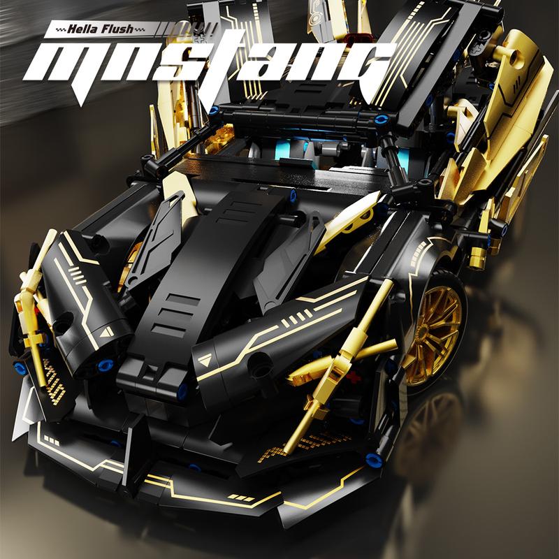 Sports Car Building Blocks Toys, 1:14 Scale Adult Challenge Racing Car Model Building Set, Birthday Gifts for Adult, 1224 Pieces