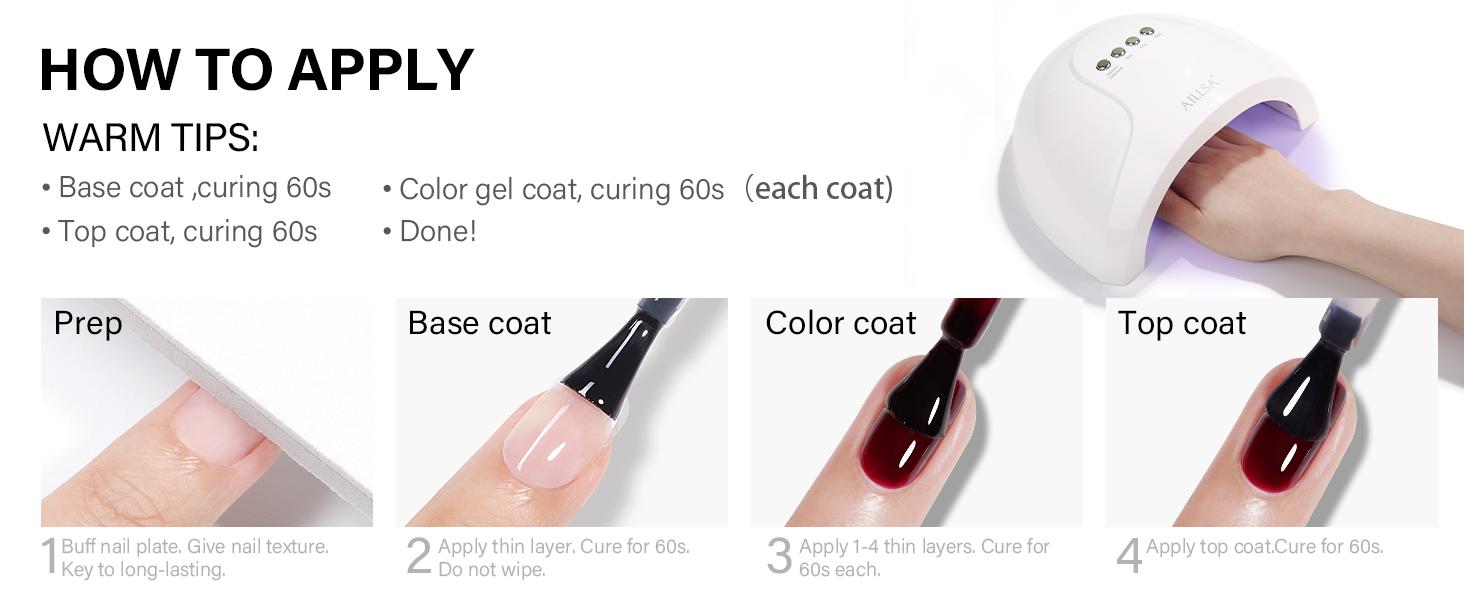 AILLSA 7Pcs Set Jelly Gel Fall Winter Burgundy Nail Polish Kit with Base & Top Coat Cozy Fall Fashion Vibes White Chocolate Purple Brown Soak Off UV Gel Polish Manicure DIY Nails at Home Starter Kit  Cutics Cosmetic