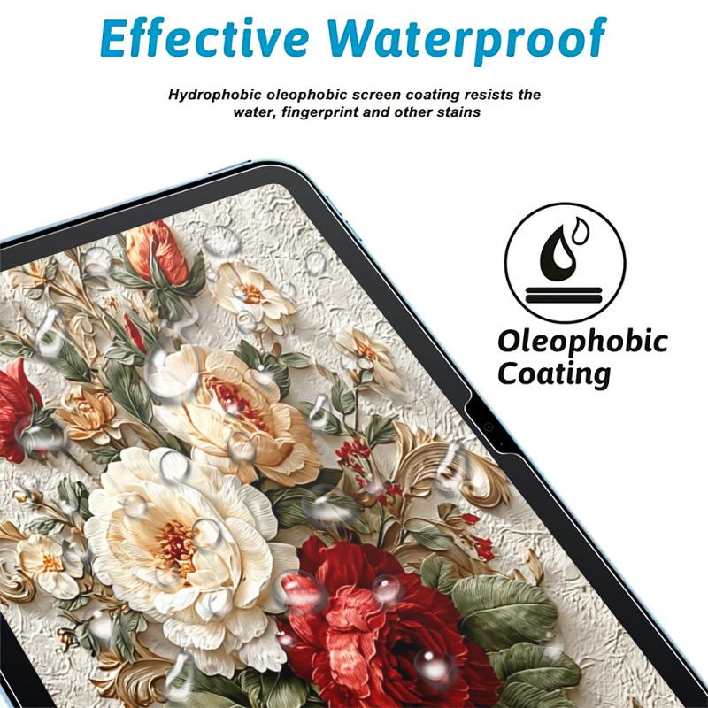 2-piece set suitable for iPad 10th/11th A16 tablet screen protector, high-definition transparent, effective anti-fingerprint. Provides thoughtful protection for the screen.   For ipad 10th 11th A16 Ipad Tablet Accessories