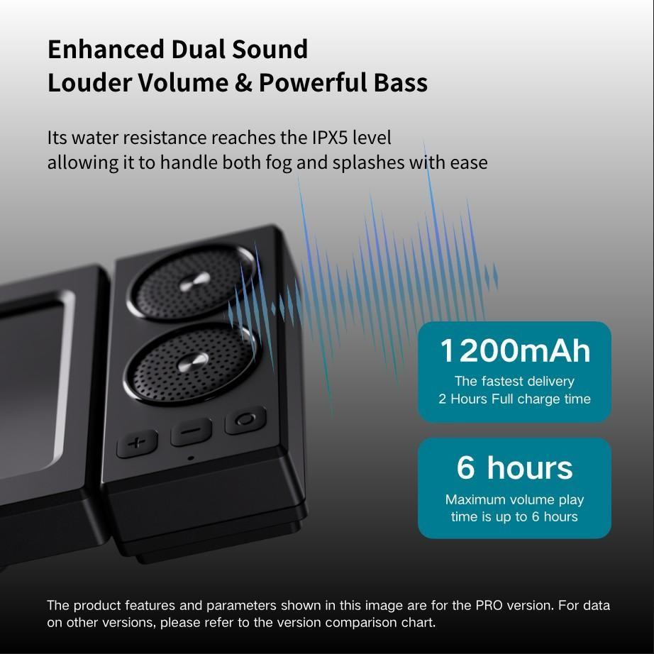 Waterproof box speaker, bathroom waterproof 360 ° rotating touch screen, Bluetooth speaker, watch movies, listen to music, phone holder Bluetooth speaker audio shower TV holder, swimming pool, kitchen, bathroom, sink