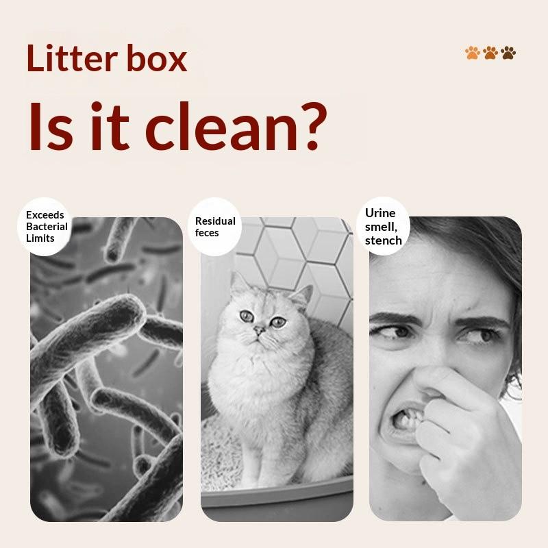 Cat Litter Box Cleaner, Antibacterial Mite Remover, Fresh Air Pet Deodorizer, Pet Supplies Toy Washer, Essential Pet Care Product