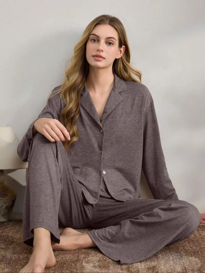 Women's Casual Pajama Set, Sleeveless Fitted Sleepwear, Soft Fabric, All Seasons, Indoor Outdoor Wear, Comfortable Home