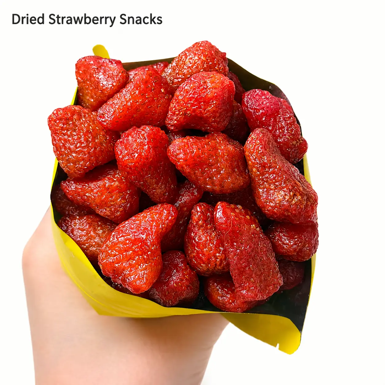 Dried Strawberry Slices, Tasty Fruit Snacks, Great for Snacking & Desserts