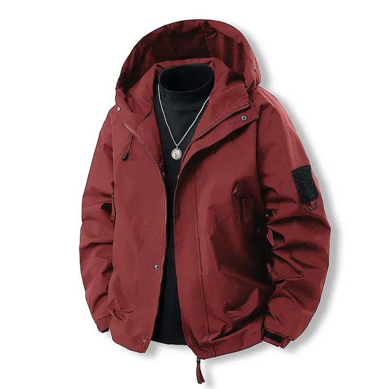 2026 High-end soft shell jacket, hooded thin jacket