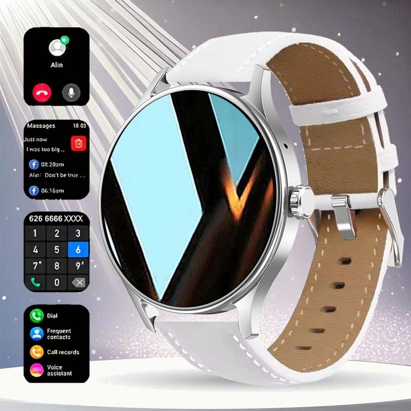 New 2026 Fashion Smart Watch Screen 1.53 Inch HD Holiday Gift for Men Women Bt-compatible Phone Call Health Tracker Sports Mode Notification Reminder