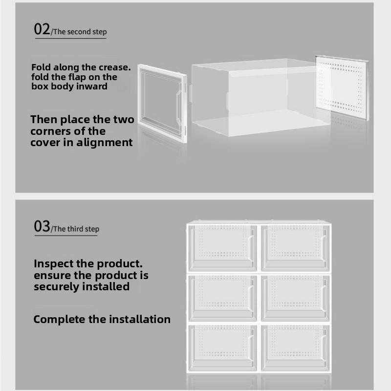 Transparent Stackable Shoe Box Set, 12-Piece Dustproof Storage Organizer, Drawer Design, Space-Saving Closet Organization Solution