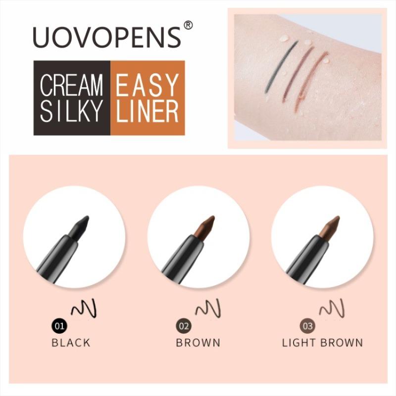 UOVOPENS famous craftsman, black eyeliner pen Gel Eyeliner ultra-thin eyeliner waterproof UP04