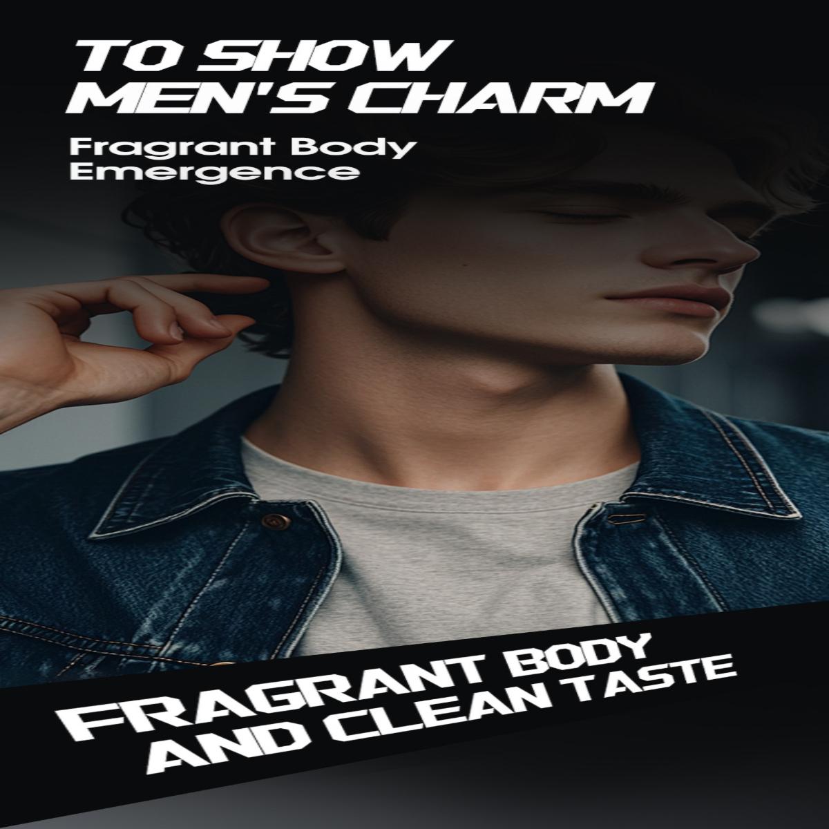 Men's Portable Perfume Stick Set, Fragrance Perfume, Long-lasting Solid Cologne Floral Woody Scent, Pocket-sized Body Balm Gift Box, 4-piece set