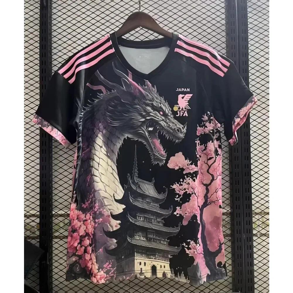 Team Special Edition Jersey 3D Personalized Dragon Head Cherry Blossom Print Football Jersey Fan Version T-shirt