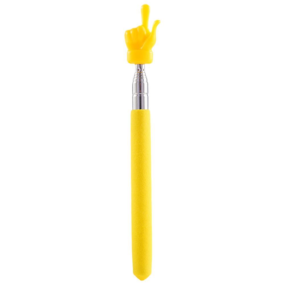 Retractable Teacher Pointer Finger Design StainlessSteel Telescopic School Teaching Pointer Stick Teacher Supplies for Classroom