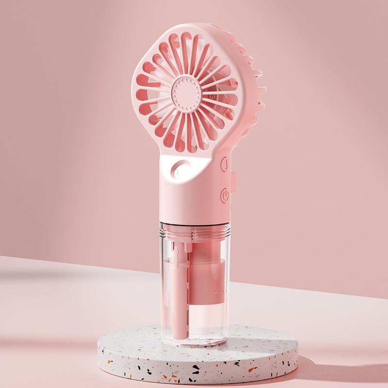 Handheld spray fan f3, spray hydration fan, foldable, neck-hanging with lanyard, fully eco-friendly spray fan