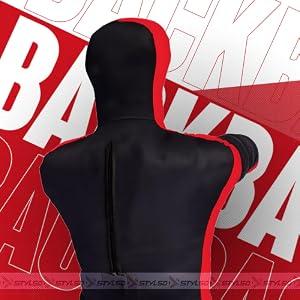 Un-Filled Grappling Dummy with Anatomical Arms, Heavy-Duty Combat Sports Training Dummy for BJJ MMA Practice, Adult & Kids Martial Arts Equipment