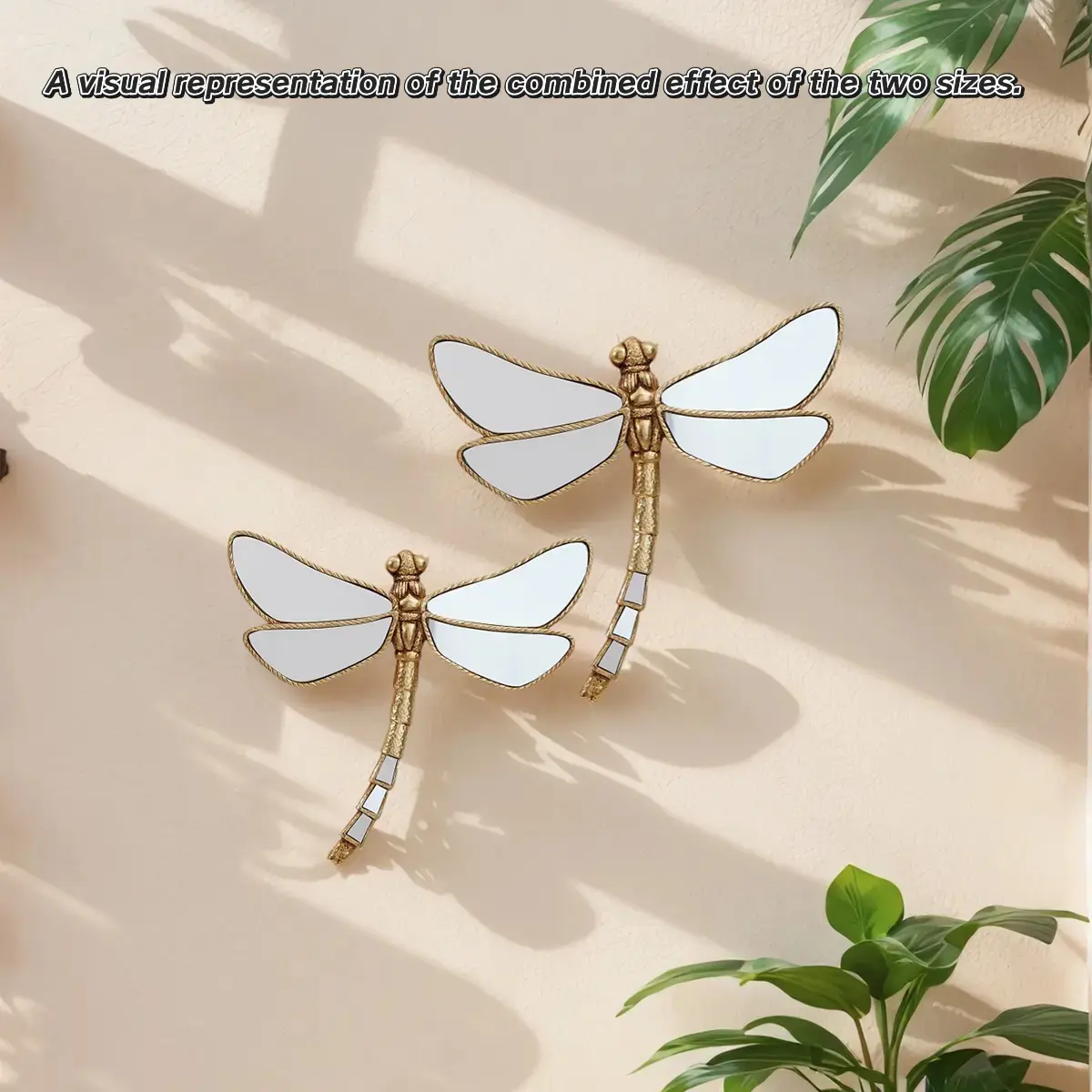 1pc Reflective Resin Dragonfly Wall Art Decor, Insect Collector's Decorative Hanging for Home & Party, Creative Insect Display, Hanging Ornaments