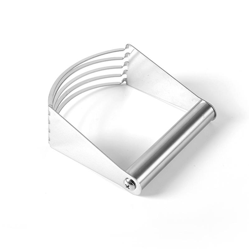 Stainless Steel Manual Flour Grinder, Dough Blender, Baking Tool, Handheld Mixer, Food Processor, Kitchen Utensil