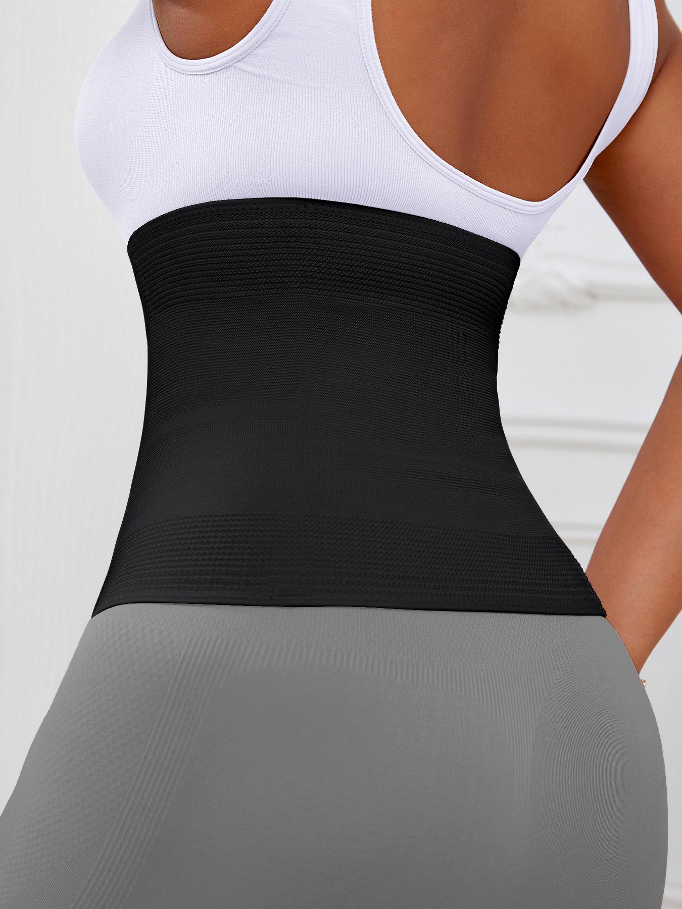 Women's Postpartum Belly Band, 2-Piece Set Abdominal Binder, Waist Trainer Shapewear Belt for Women After Pregnancy, Comfortable & Effective Support