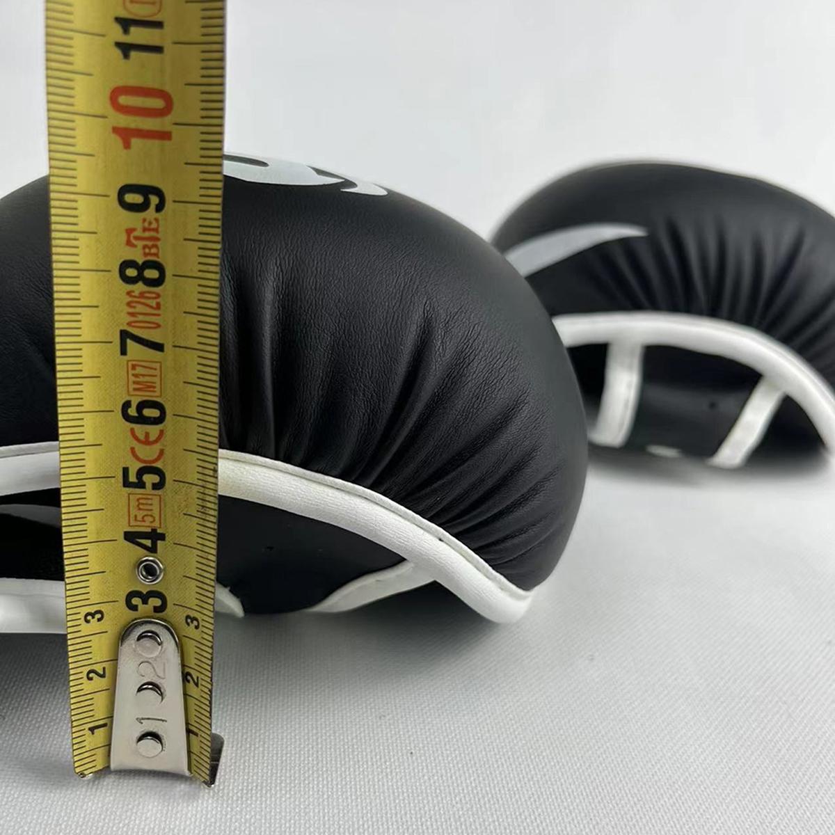 Professional Mma Boxing Gloves, Thickened PU Material, Reinforced Finger Joints, Adjustable Velcro Closure, Breathable Half-Finger Mitts, Ufc Gloves