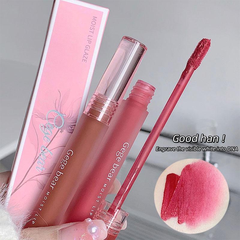 Long Lasting Lip Gloss, 6 Counts/set Matte Liquid Lipstick Easy Coloring, for All Occasions Lip Makeup, Girls and Women Makeup Accessories, Moisturizing, Glaze